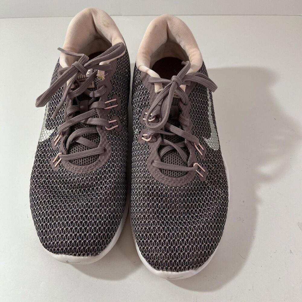 Nike Flex Training 7 Sneakers Womens Size 8.5 Pink Purple Lace Up Running Shoes